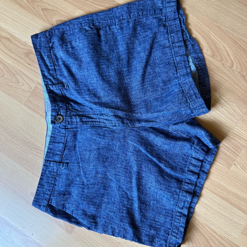 Old Navy Chambray Linen Shorts Size 10